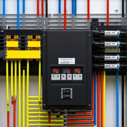Home Electrical Panel Upgrade A modern electrical panel with new wiring and safety features