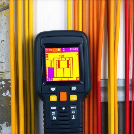 Infrared Thermography for Electrical Diagnostics Infrared camera pointing at electrical wiring detecting heat spots