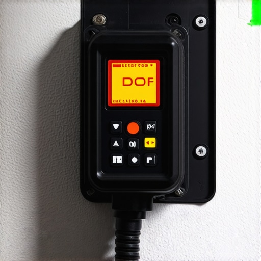 Infrared camera revealing hotspots in electrical junction box for troubleshooting