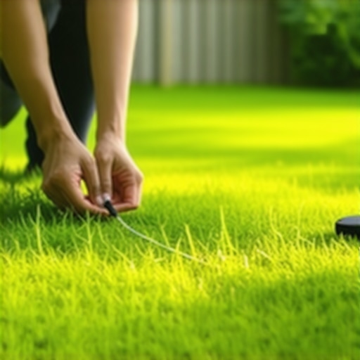 How We Hid Landscape Lighting Wires Without Killing the Grass