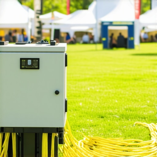 How to Setup Temporary Power for Your Outdoor Community Event