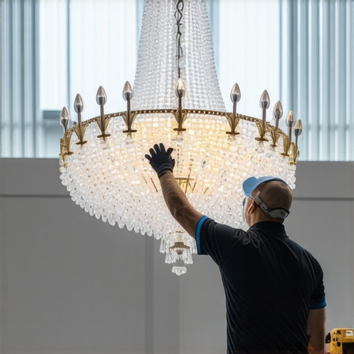 Safely mounting a hundred pound chandelier in a tall foyer