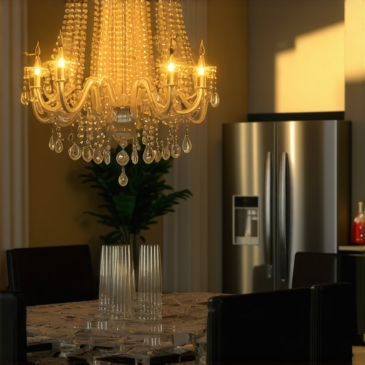 Why your chandelier flickers when the refrigerator kicks on